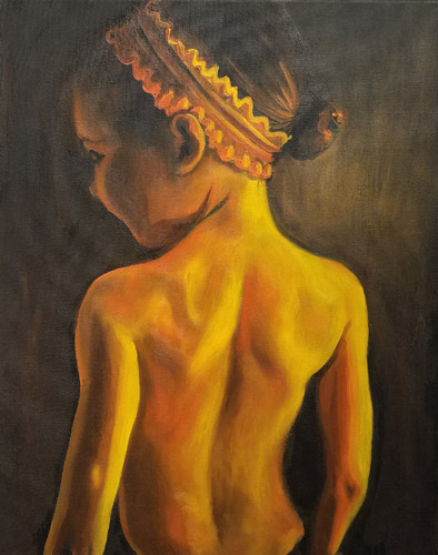 Bella, Oil on canvas, 16x20
