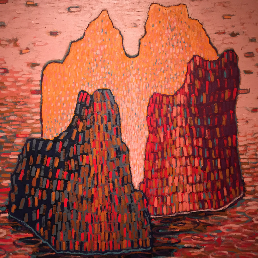 Barrier Islands, Acrylic on Canvas, 48 x 48
